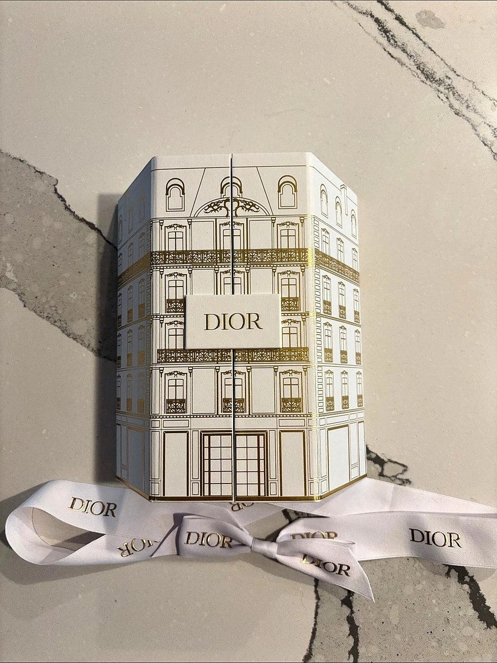 Dior Empty Box White & Gold
